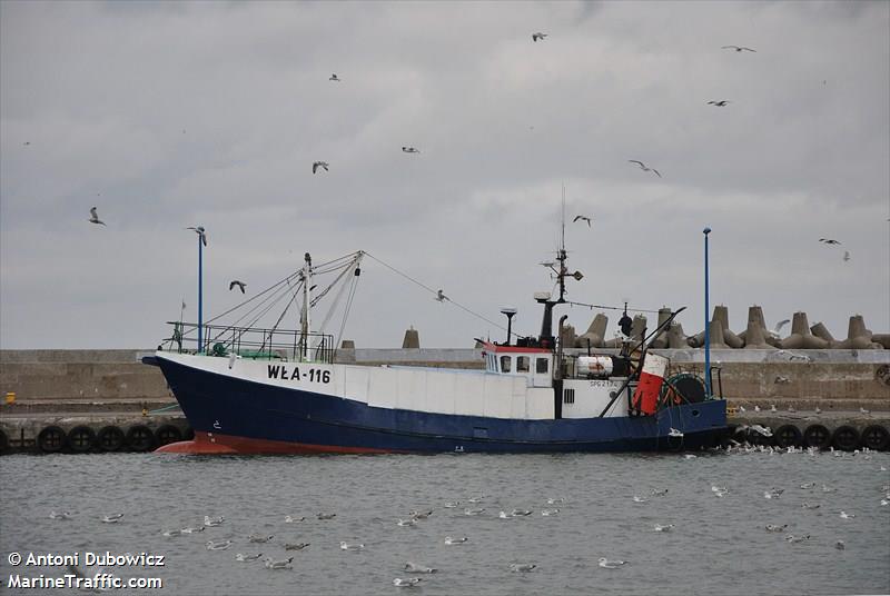 wla 116 (Fishing vessel) - IMO , MMSI 261004050, Call Sign SPG2174 under the flag of Poland