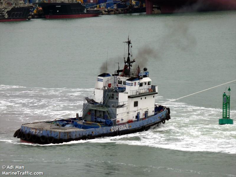 zimbru 4 (Tug) - IMO 8861230, MMSI 264900044, Call Sign YQWK under the flag of Romania