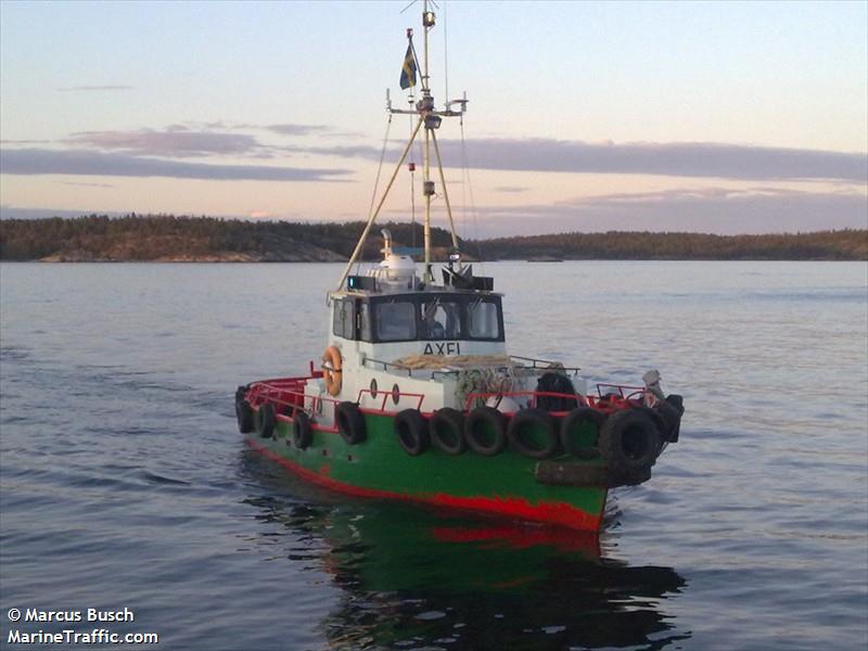 axel (Towing vessel) - IMO , MMSI 265635500, Call Sign SFB8492 under the flag of Sweden