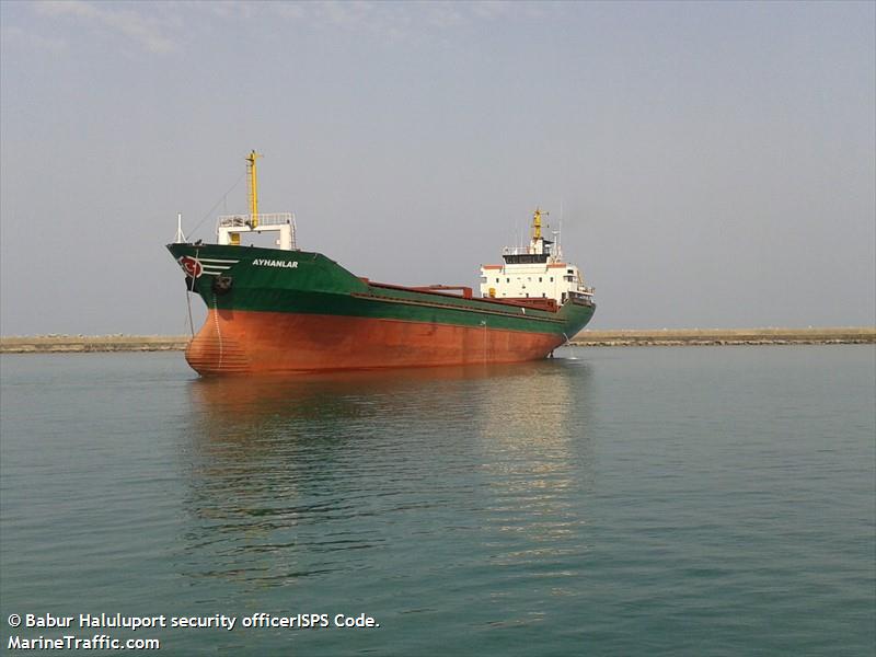 ayhanlar (General Cargo Ship) - IMO 8101537, MMSI 271044965, Call Sign TCA4536 under the flag of Turkey
