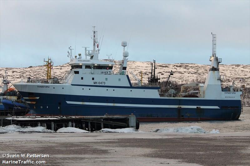 kholmogory (Fish Factory Ship) - IMO 9158185, MMSI 273326830, Call Sign UBYK8 under the flag of Russia