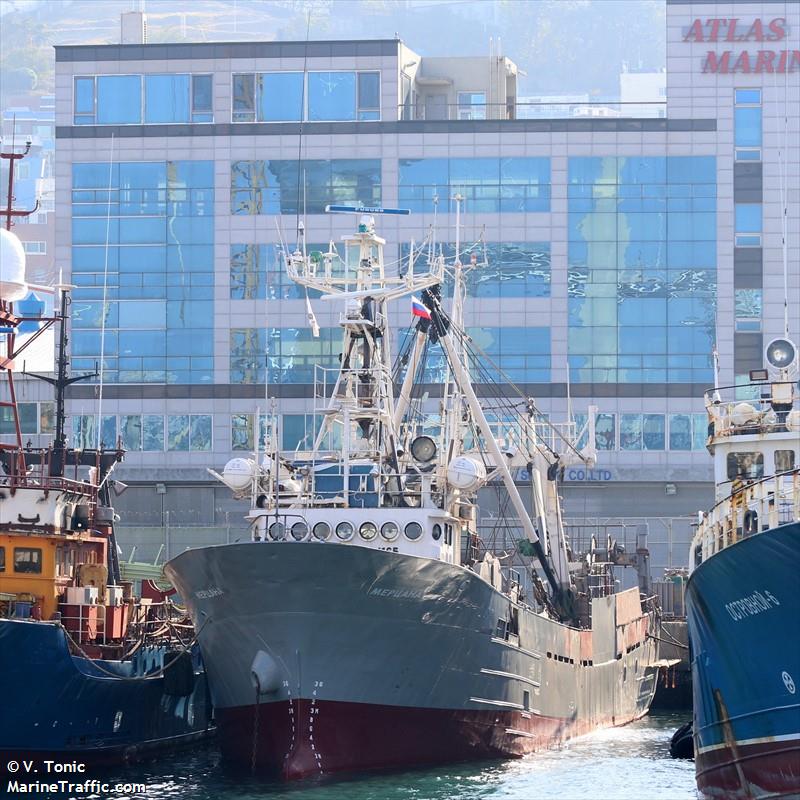 mertsana (Fishing Vessel) - IMO 8324165, MMSI 273354530, Call Sign UBNH4 under the flag of Russia