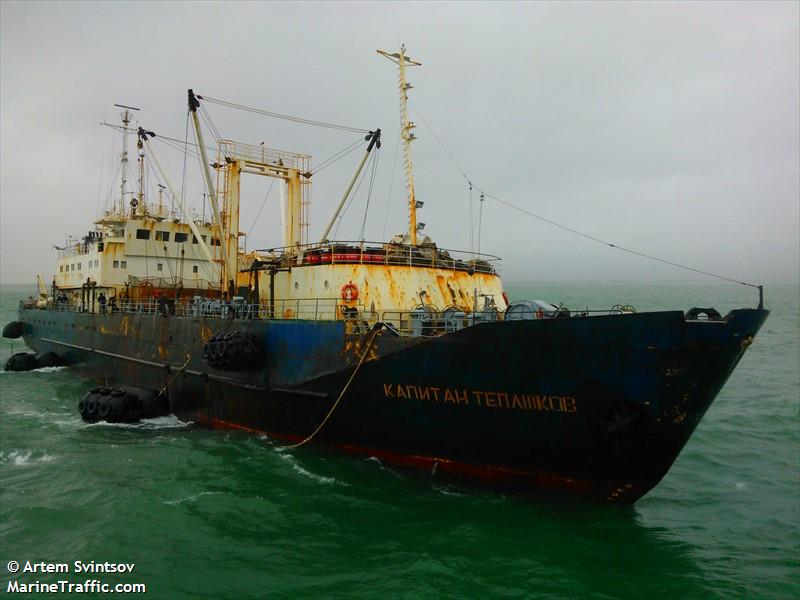 kapitan teplyukov (Refrigerated Cargo Ship) - IMO 9176979, MMSI 273447930, Call Sign UCZK under the flag of Russia