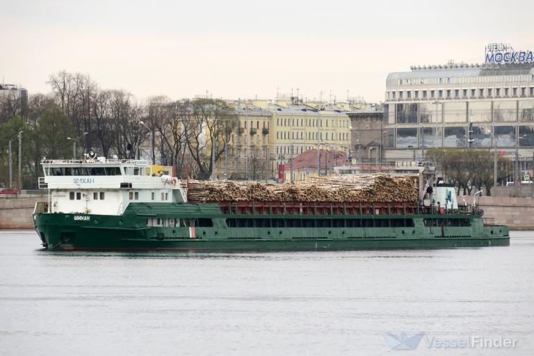 shikhan (General Cargo Ship) - IMO 8956554, MMSI 273452280, Call Sign UFOG under the flag of Russia