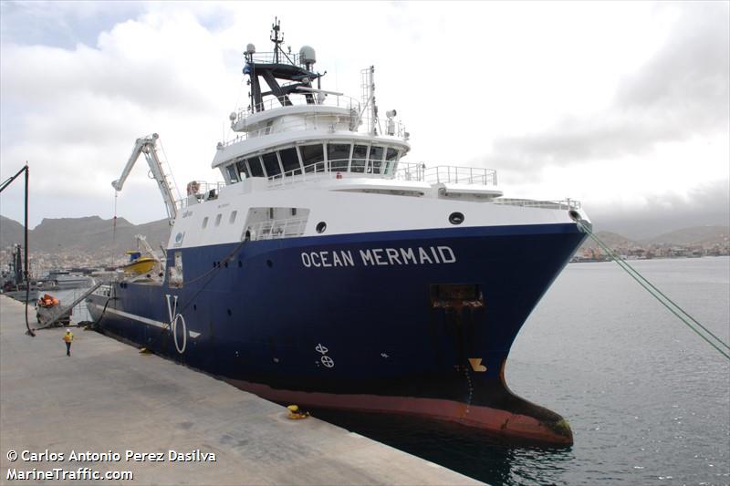 ocean mermaid (Research Vessel) - IMO 9742443, MMSI 311000275, Call Sign C6BI8 under the flag of Bahamas