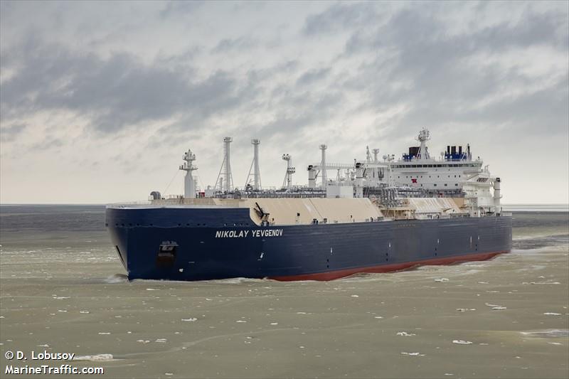 nikolay yevgenov (LNG Tanker) - IMO 9750725, MMSI 311000631, Call Sign C6DB7 under the flag of Bahamas