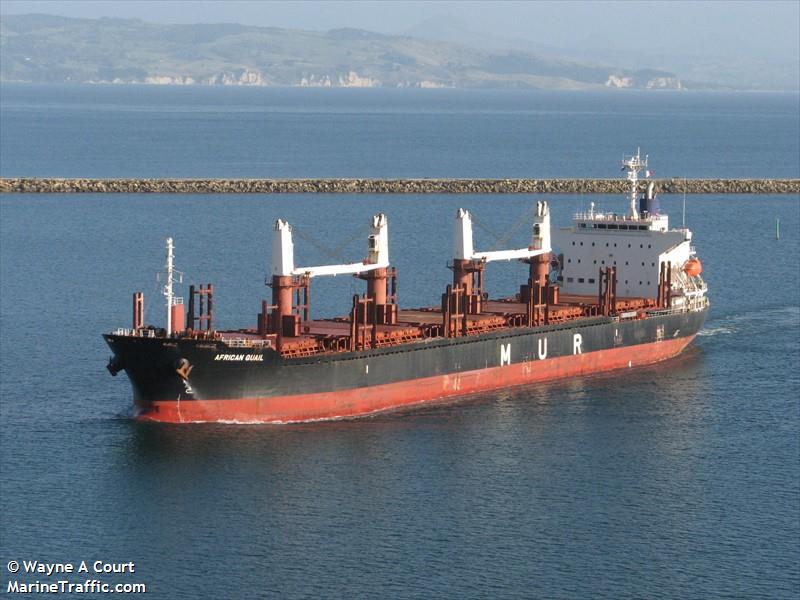 african quail (Bulk Carrier) - IMO 9738741, MMSI 311000909, Call Sign C6EJ2 under the flag of Bahamas