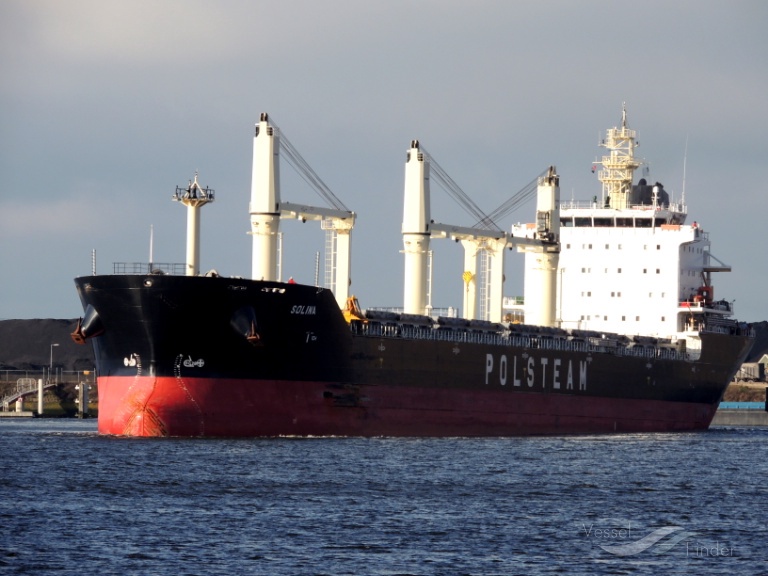 solina (Bulk Carrier) - IMO 9496252, MMSI 311058500, Call Sign C6ZL4 under the flag of Bahamas