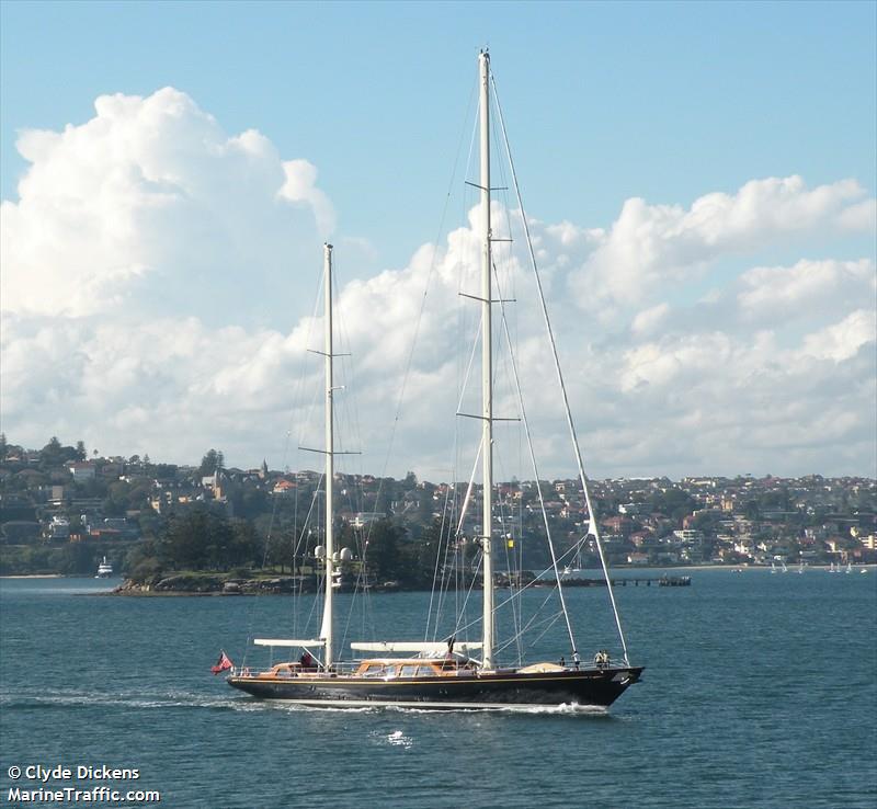 sy thalia (Sailing vessel) - IMO , MMSI 319929000, Call Sign ZHGQ7 under the flag of Cayman Islands