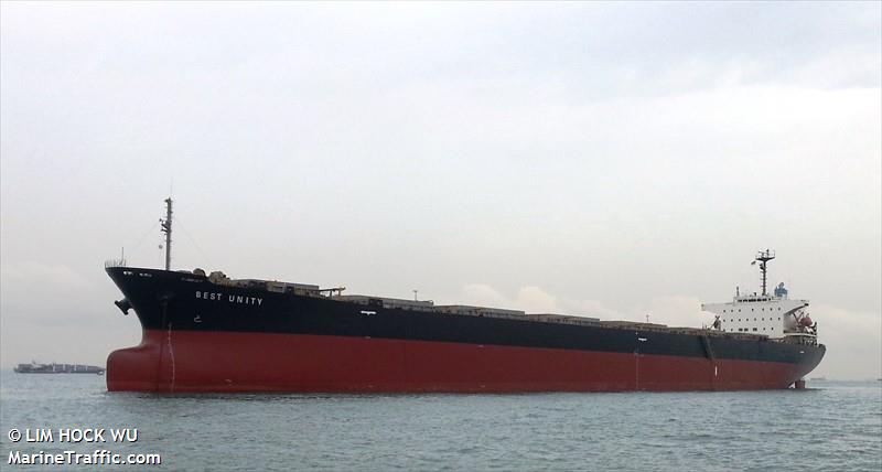 best unity (Bulk Carrier) - IMO 9167368, MMSI 351501000, Call Sign 3FQA7 under the flag of Panama