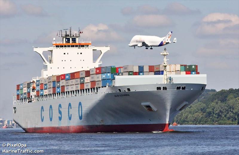 cosco america (Container Ship) - IMO 9345427, MMSI 352631000, Call Sign 3EPH4 under the flag of Panama