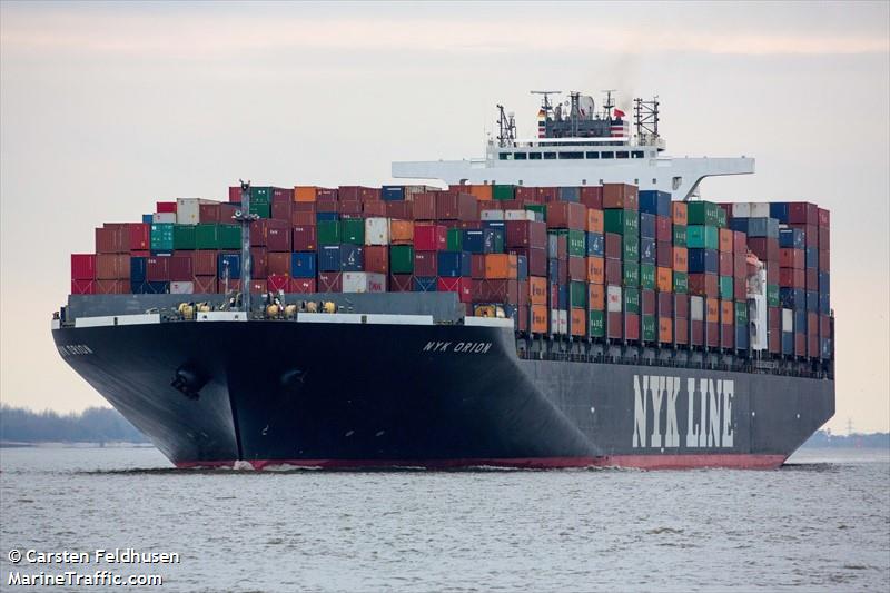 nyk orion (Container Ship) - IMO 9312999, MMSI 352822000, Call Sign 3EPU6 under the flag of Panama