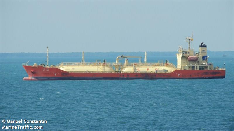 dl lily (LPG Tanker) - IMO 9519688, MMSI 353422000, Call Sign 3FKV2 under the flag of Panama