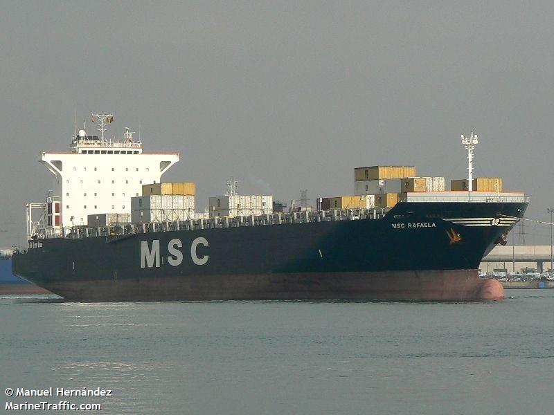 msc rafaela (Container Ship) - IMO 9129885, MMSI 354776000, Call Sign 3FWG6 under the flag of Panama