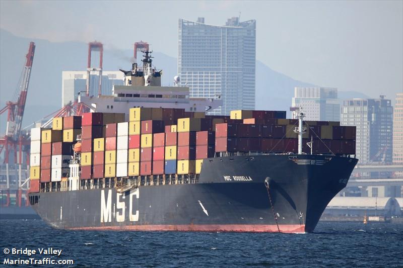 msc rossella (Container Ship) - IMO 9065443, MMSI 356864000, Call Sign 3FFA6 under the flag of Panama