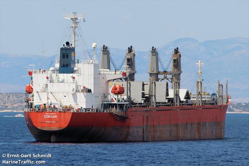 corsair (General Cargo Ship) - IMO 9228643, MMSI 357313000, Call Sign H3XH under the flag of Panama