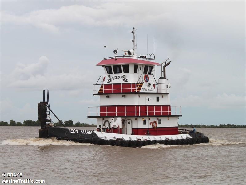 teon maria (Tug) - IMO , MMSI 366992070, Call Sign WDL2363 under the flag of United States (USA)