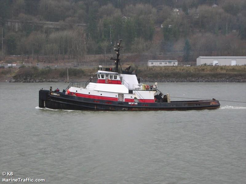 scorpius (Tug) - IMO 7210783, MMSI 367302540, Call Sign WDD8770 under the flag of United States (USA)