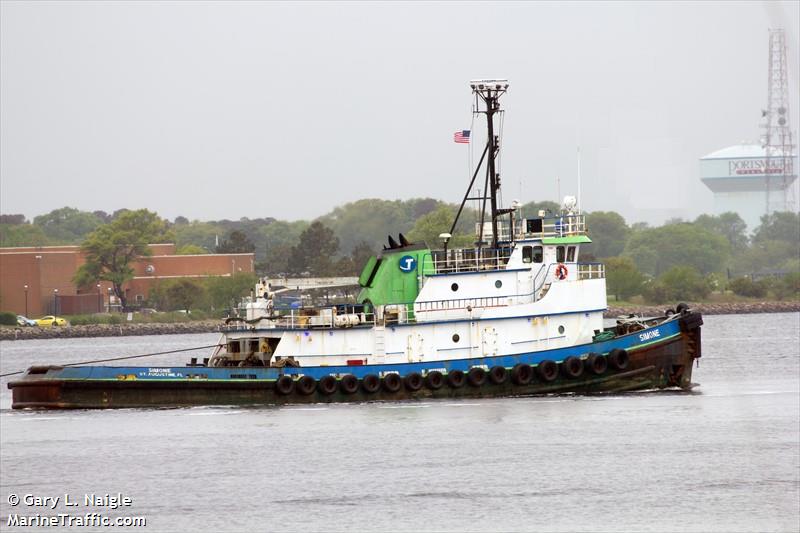 simone (Tug) - IMO 7029548, MMSI 367546250, Call Sign WDG5399 under the flag of United States (USA)