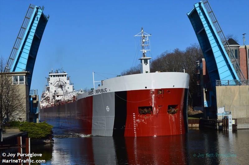 great republic (Self Discharging Bulk Carrier) - IMO 7914236, MMSI 368183000, Call Sign WDH7561 under the flag of United States (USA)