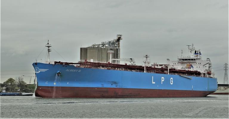 albert iii (LPG Tanker) - IMO 9794288, MMSI 371557000, Call Sign 3EDZ4 under the flag of Panama