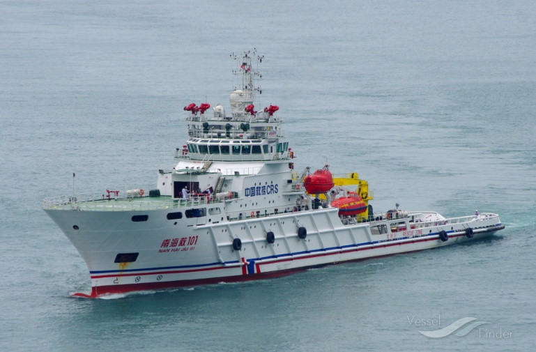 nan hai jiu 101 (Search & Rescue Vessel) - IMO 9433212, MMSI 413054540, Call Sign BSGJ under the flag of China