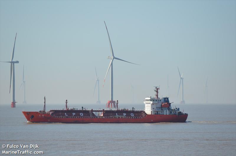 hong de (LPG Tanker) - IMO 9640487, MMSI 413306350, Call Sign BQEA5 under the flag of China