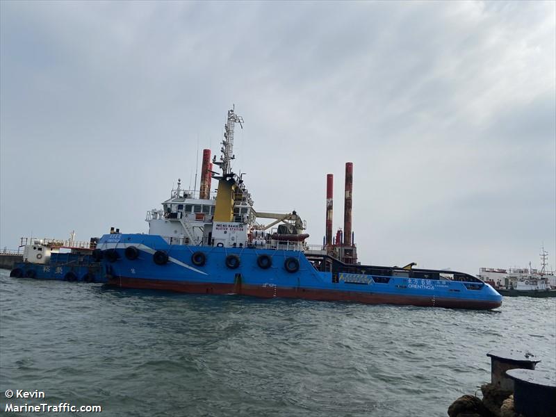 orient no.6 (Offshore Tug/Supply Ship) - IMO 9441635, MMSI 416006265, Call Sign BR4338 under the flag of Taiwan