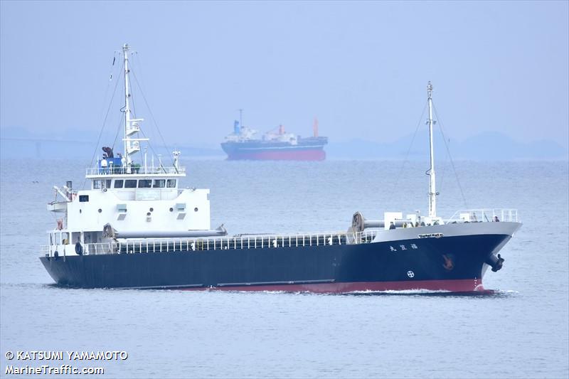 fukuryu maru (Cargo ship) - IMO , MMSI 431000952, Call Sign JD2930 under the flag of Japan