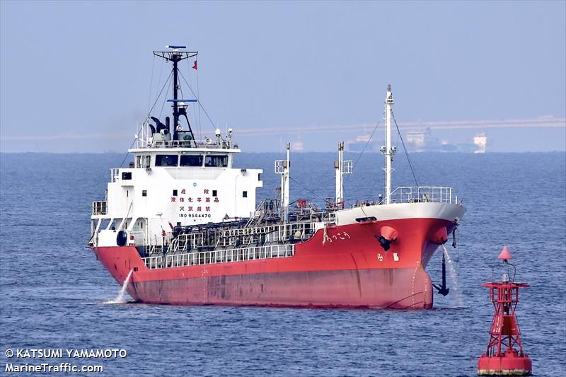 rokkou (Tanker) - IMO , MMSI 431001111, Call Sign JD3010 under the flag of Japan