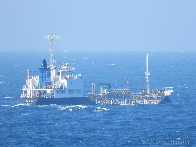 shinpu maru (Chemical Tanker) - IMO 9677064, MMSI 431004247, Call Sign JD3456 under the flag of Japan