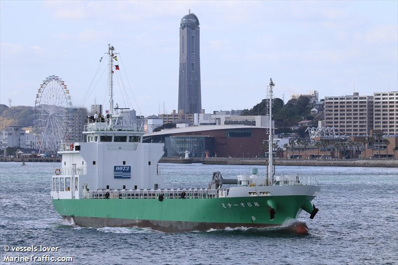 onami no.6 (General Cargo Ship) - IMO 9924833, MMSI 431014802, Call Sign JD4753 under the flag of Japan