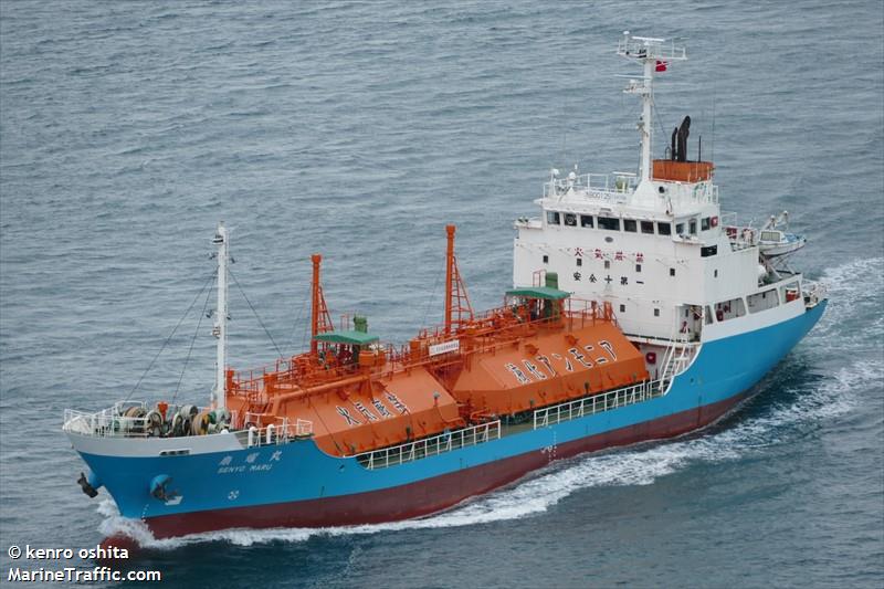 senyomaru (Tanker) - IMO , MMSI 431300188, Call Sign JI3557 under the flag of Japan