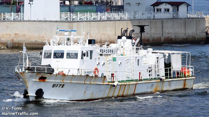 tamgu7 (Law enforcment) - IMO , MMSI 440121340, Call Sign DSED7 under the flag of Korea
