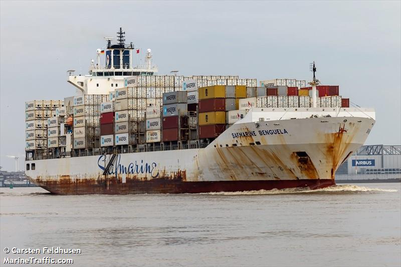 safmarine benguela (Container Ship) - IMO 9355367, MMSI 477552400, Call Sign VRLA3 under the flag of Hong Kong