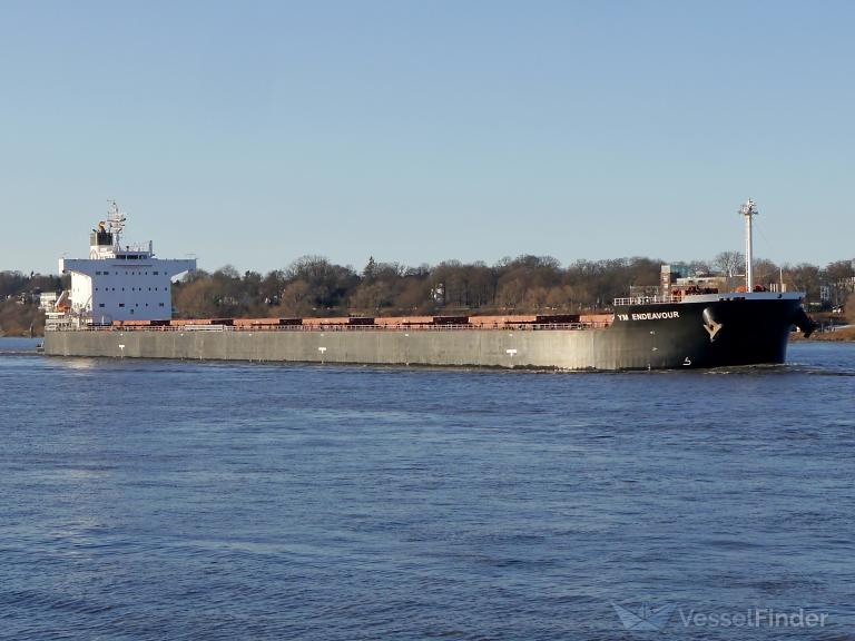 ym endeavour (Bulk Carrier) - IMO 9461362, MMSI 477802500, Call Sign VRIG6 under the flag of Hong Kong