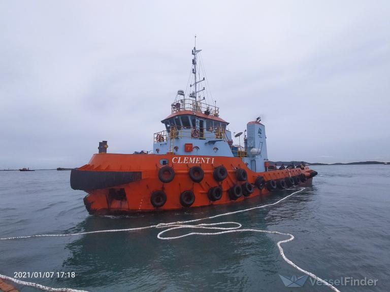 tb clement i (Tug) - IMO 9646584, MMSI 525012169, Call Sign YDA3031 under the flag of Indonesia