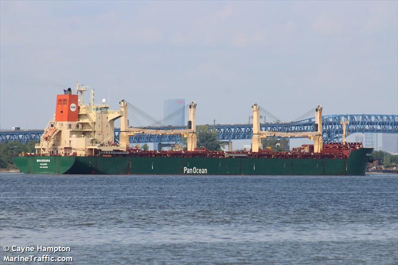 brassiana (General Cargo Ship) - IMO 9613290, MMSI 538004844, Call Sign V7ZK3 under the flag of Marshall Islands