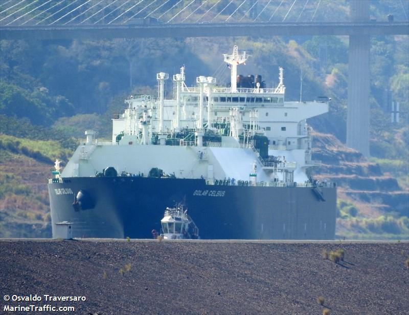 lngc golar celsius (Offshore Support Vessel) - IMO 9626027, MMSI 538004984, Call Sign V7AF5 under the flag of Marshall Islands