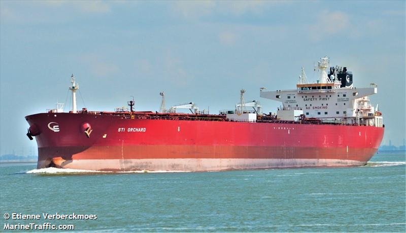 sti orchard (Crude Oil Tanker) - IMO 9690834, MMSI 538005510, Call Sign V7EP7 under the flag of Marshall Islands