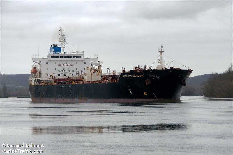 ardmore seafox (Chemical/Oil Products Tanker) - IMO 9708215, MMSI 538006130, Call Sign V7JZ6 under the flag of Marshall Islands