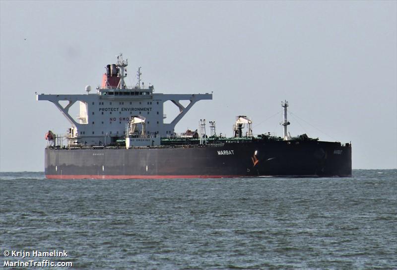 marbat (Crude Oil Tanker) - IMO 9365752, MMSI 538007902, Call Sign V7JX2 under the flag of Marshall Islands