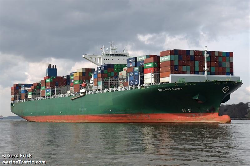 thalassa elpida (Container Ship) - IMO 9665621, MMSI 564388000, Call Sign 9V2231 under the flag of Singapore