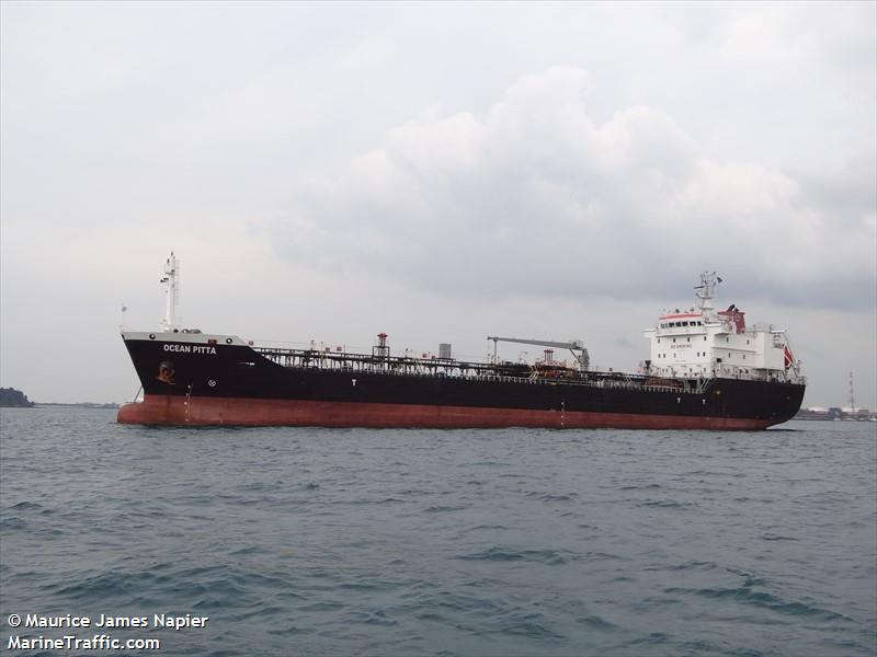 ocean pitta (Oil Products Tanker) - IMO 9567764, MMSI 566320000, Call Sign 9V3319 under the flag of Singapore