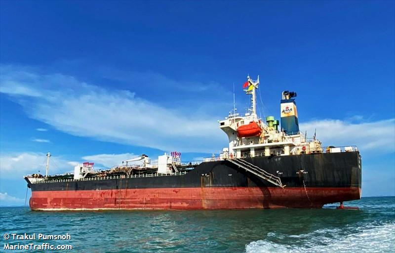 salina (Chemical/Oil Products Tanker) - IMO 9369978, MMSI 567557000, Call Sign HSB6323 under the flag of Thailand