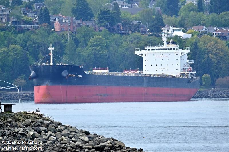 ocean saga (Bulk Carrier) - IMO 9729312, MMSI 636018585, Call Sign D5QJ4 under the flag of Liberia