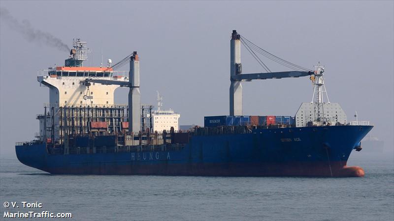 green ace (Container Ship) - IMO 9309162, MMSI 636019697, Call Sign D5VS4 under the flag of Liberia