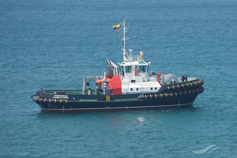 mardeangeles (Tug) - IMO 9695547, MMSI 730151181, Call Sign HKOS5 under the flag of Colombia