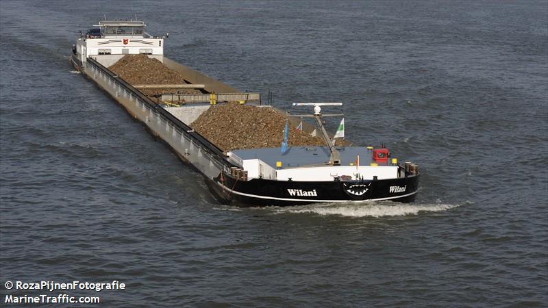 wilani (Cargo ship) - IMO , MMSI 205455690, Call Sign OT4556 under the flag of Belgium