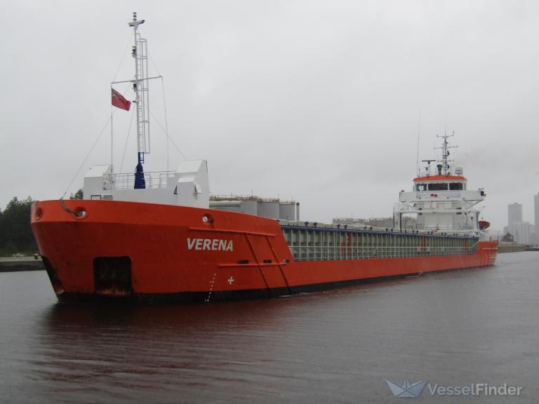 verena (General Cargo Ship) - IMO 9387322, MMSI 209916000, Call Sign 5BLT5 under the flag of Cyprus